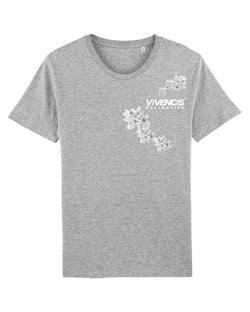 White Patterns T-Shirt - Grey