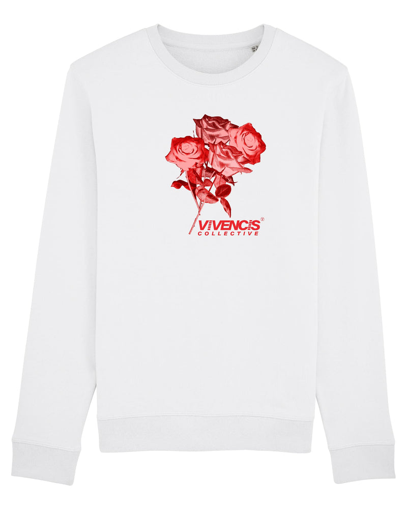 Red Eternal Sweatshirt - White