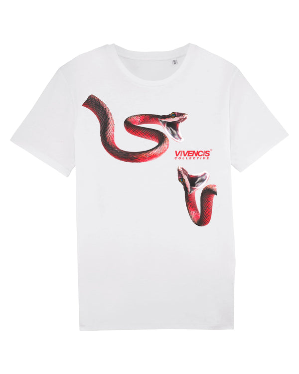 Red Venom T-Shirt - White